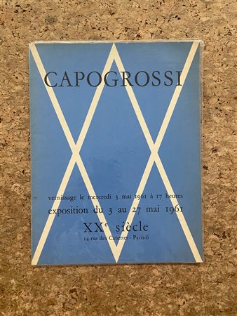 LIBRI D'ARTE (GIUSEPPE CAPOGROSSI) - Capogrossi, 1961