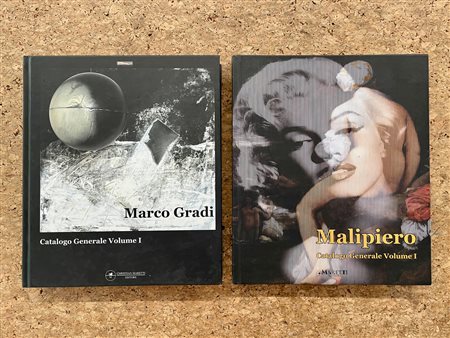 MARCO GRADI E MALIPIERO - Lotto unico di 2 cataloghi