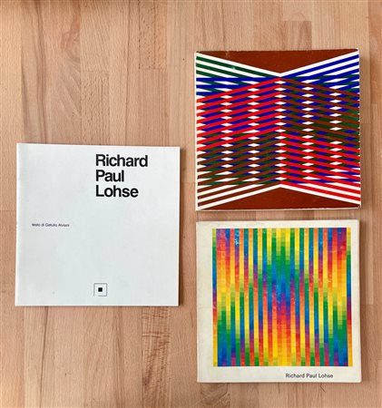 RICHARD PAUL LOHSE E COLLETTIVE FRANCESI - Lotto unico di 3 cataloghi