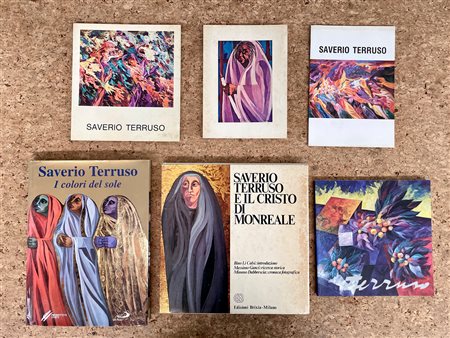 SAVERIO TERRUSO - Lotto unico di 6 cataloghi, di cui uno autografato