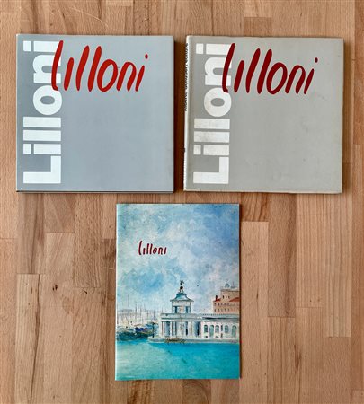 UMBERTO LILLONI - Lotto unico di 3 cataloghi