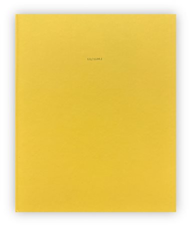 BRUNO MUNARI (1907-1998) - Bruno Munari. Libro illeggibile bianco nero giallo, 2011