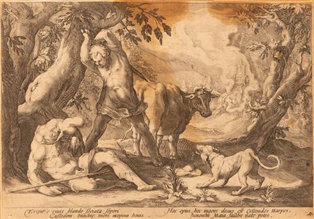 Mercurio che uccide Argo   Hendrick  Goltzius