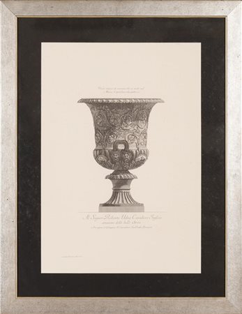 Vaso antico di marmo che si vede nel Museo Capitolino alto palmi 7.0.2   Giovanni Battista Piranesi