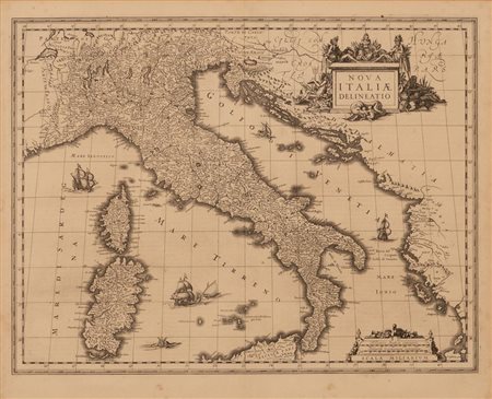 Nova Italiae Delineatio   Willem Bleau