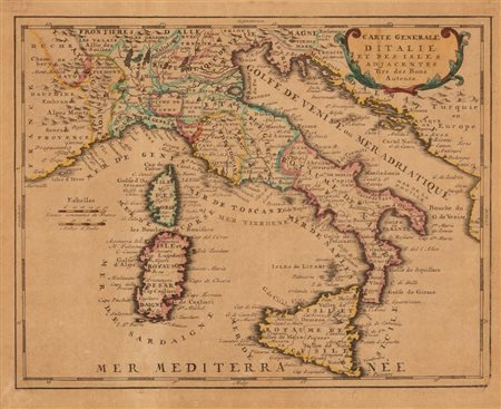 Carte generale d'Italie et des Isles adjacentes tiré des bons auteurs   