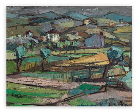 MARIO ARCURI (1917-1986) - Paesaggio calabrese