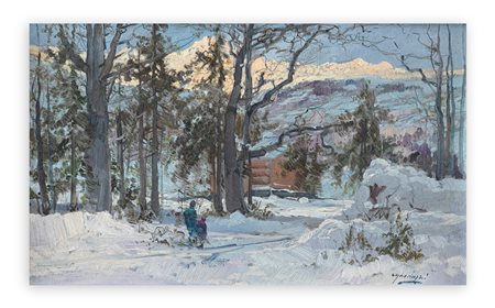 CESARE GHEDUZZI (1894-1944) - Nevicata