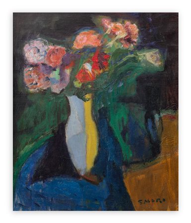 GINO MORO (1901-1977) - Fiori, 1948
