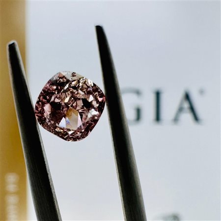 DIAMANTE 1 CT MARRONE ROSATO CERTIFICATO GIA - EY40714