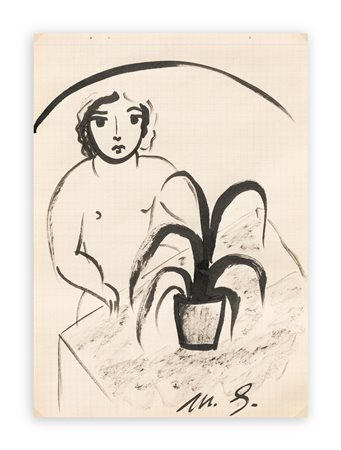 MIMMO GERMANÀ (1944-1992) - Senza Titolo, 1987