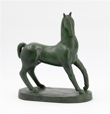 SUSAN LUPPINO (1945) - Cavallo verde, 1990