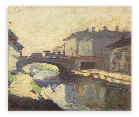 ACHILLE CATTANEO (1872-1932) - Senza Titolo