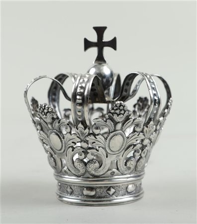 An 18th century silver Saint's Crown or Mary Crown, intended to decorate a...