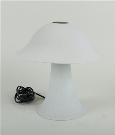 A Peill & Puzler, Pilzlampe/Mushroom table lamp, H.: 25 cm. Diam.: 23 cm.