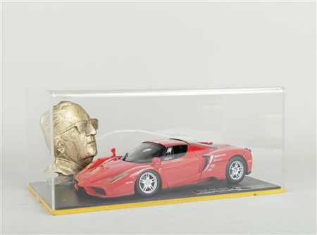 A Cavallo Scrimante Ferrari Enzo 1:18 scale model. Michael Schumacher.