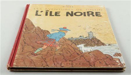 Hergé,Les Aventures de Tintin, L'ile Noire, publisher Casterman, Tournai -...