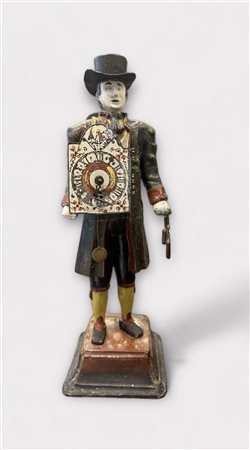 A so-called Clockman, Holland ca. 1850. Not running. H.: 17 cm.