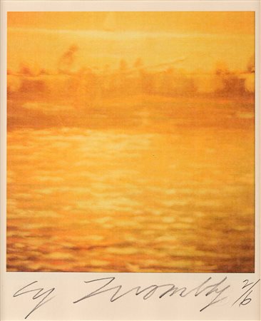 Cy Twombly (Lexington 1928-Roma 2011) Senza titolo Fotografia su carta...