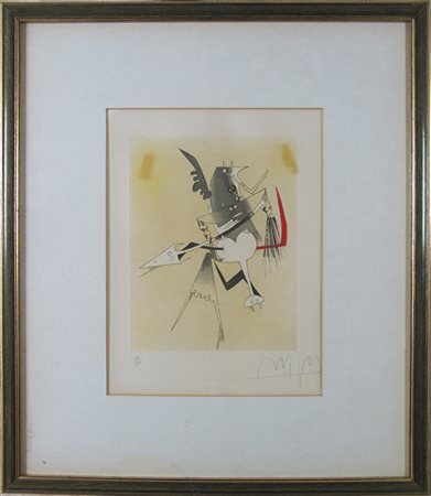 Wilfredo Lam (Sagua la Grande 1902-Parigi 1982) Senza titolo Acquaforte su...