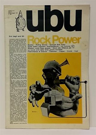 UBU, Franco Quadri. Anno 2 Numero 5-6, aprile-maggio 1971.