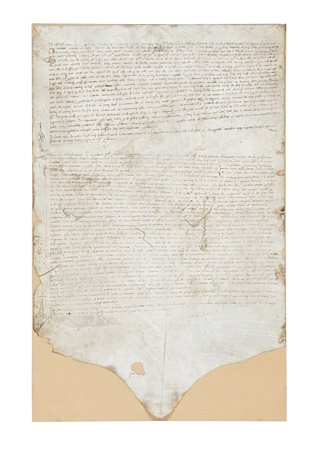 Pergamena della Santa Romana Inquisizione. Datata 1789. Manoscritto...