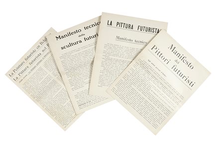 Boccioni Umberto, Manifesto dei Pittori futuristi. Milano: Direzione del...