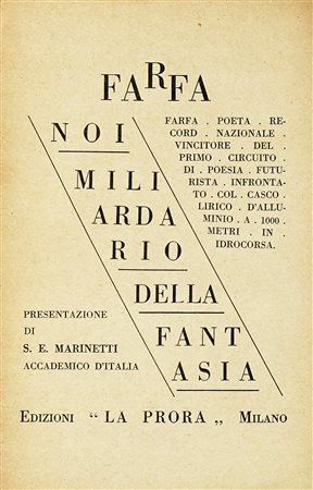 Farfa (pseud. di Vittorio Tommasini), Noi miliardario della fantasia [...]...