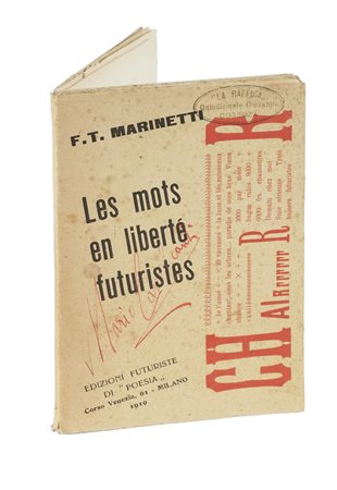 Marinetti Filippo Tommaso, Les mots en liberté futuristes. Milano: Edizioni...