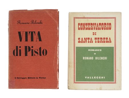 Bilenchi Romano, Vita di Pisto. Torino: Il Selvaggio, 1931. In-8° (mm...