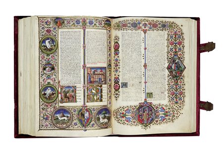 La Bibbia di Borso d'Este. Mss. Lat. 422-423. [Tomo primo (-secondo)]....