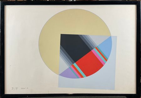 Eugenio Carmi "Senza titolo" 1980
serigrafia a colori
cm 49x69
firmata, numerata