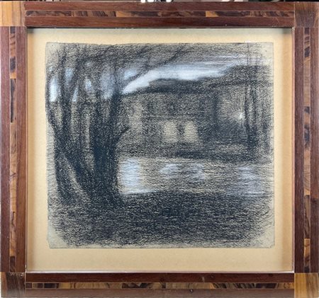 Carlo Erba "Notturno" 1908-12
carboncino e gessetto bianco su carta
cm 23,7x26,2