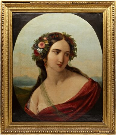 Da Angelica Kauffmann

"Allegoria dell'Autunno" 
olio su tela (cm 55x45)
in cor