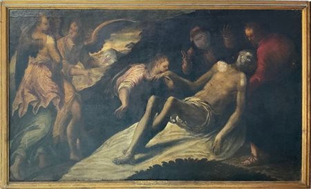 Scuola dell'inizio del secolo XVII

"Compianto sul Cristo morto"
olio su tela (