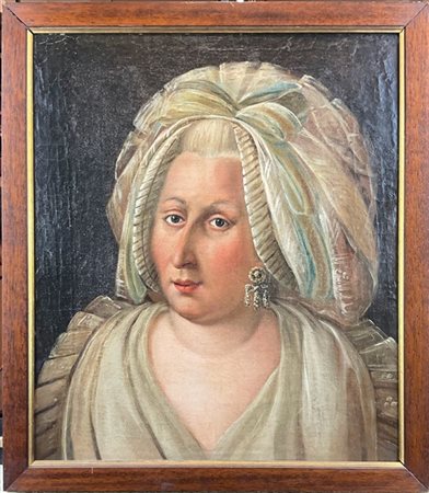 Ignoto

"Ritratto di dama"
olio su tela applicato su tavola (cm 46x39)
in corni