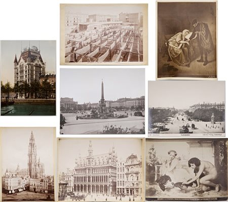 Album contenente numerose edizioni fotografiche fine secolo XIX, inizio XX raff