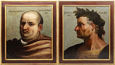 Scuola del secolo XVIII

"Ritratto dell'imperatore romano Sergio Galba" e "Ritr