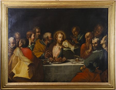 Scuola ticinese del secolo XVIII

"Ultima Cena"
olio su tela (cm 88x118)
in cor