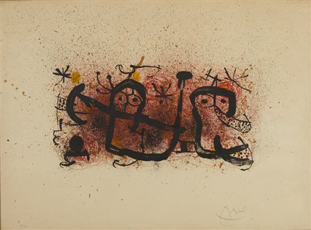 MIRO' JOAN (1893 - 1983) - MA DE PROVERBIS (PLATE 3), 1970.