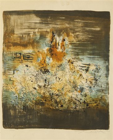 WOU-KI ZAO (1920 - 2013) - SENZA TITOLO, 1959.