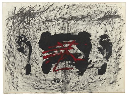 TAPIES ANTONI' (1923 - 2012) - NOCTURN MATINAL, 1970.