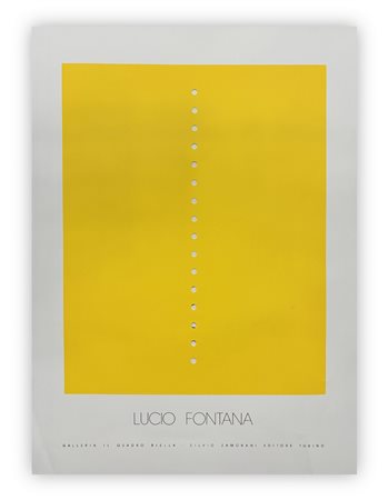 UCIO FONTANA - Senza Titolo (Lucio Fontana Galleria il Quadro)