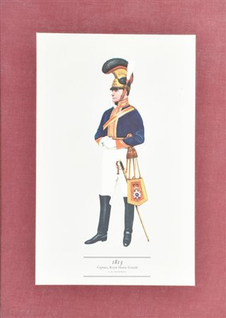 Anonimo CAPTAIN, ROYAL HORSE GUARDS stampa fotolitografica, cm 40x29