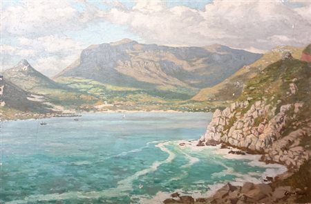 TAYLOR GORDON Sud Africa (SA) 1891 Hout bay 1962 Olio su tela 50,00x76,00...