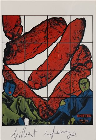 GILBERT & GEORGE Inghilterrra (Inghilterra) 1944 Senza titolo Cartolina...