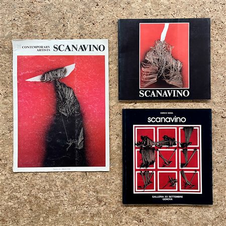 EMILIO SCANAVINO - Lotto unico di 3 cataloghi