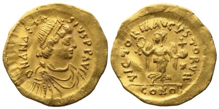 Anastasius I (491-518), Tremissis; AV (1,44 g; 14 mm)