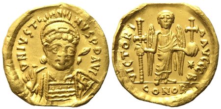 Justin I (518-527), Solidus; AV (3,97 g; 18,9 mm)