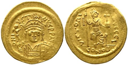 Justin II (565-578), Solidus; AV (4,55 g; 20,5 mm)